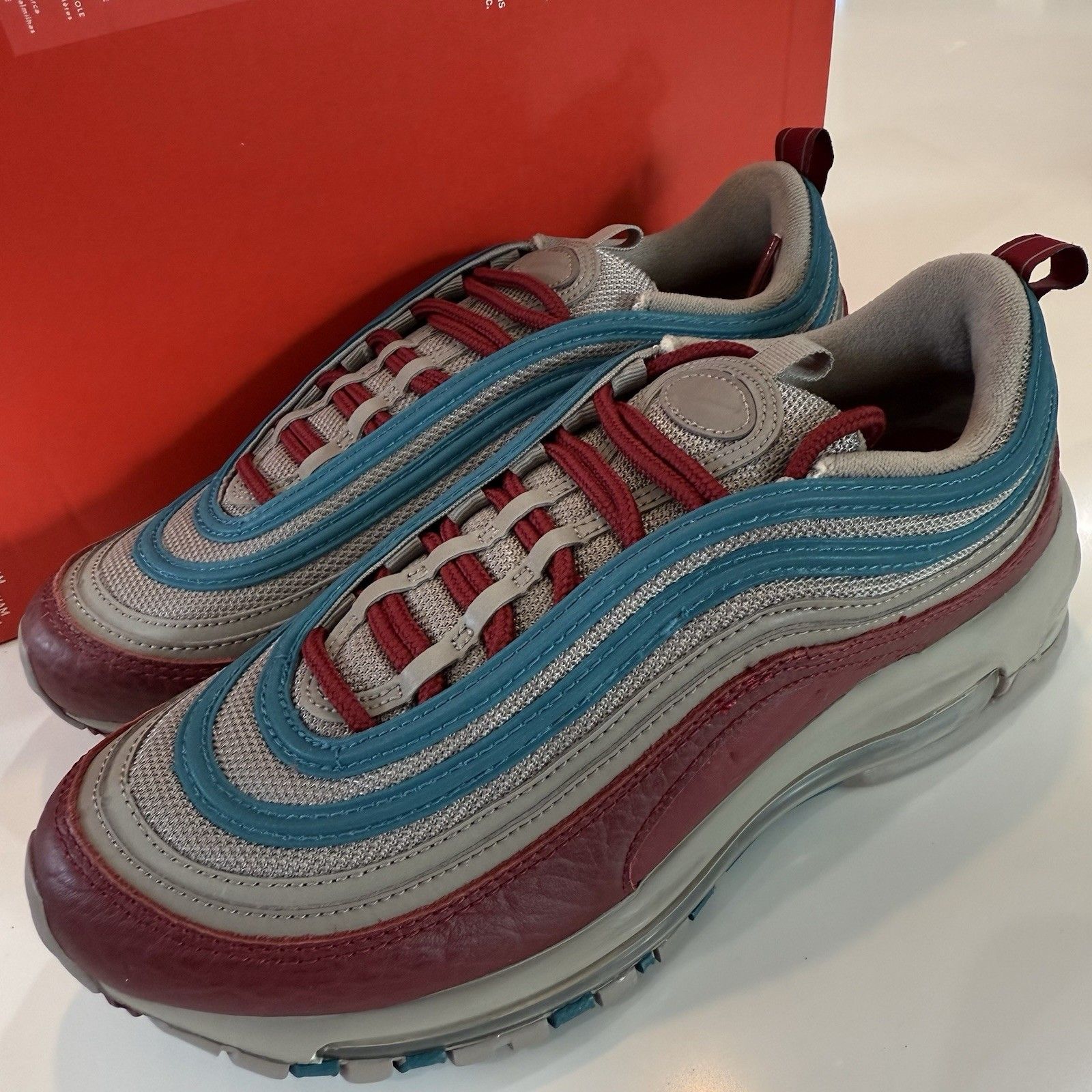 Mens Size 75 Nike Air Max 97 Se Tumbled Leather Brand New